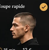 Coupe rapide à la tondeuse