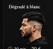 Dégradé à blanc
